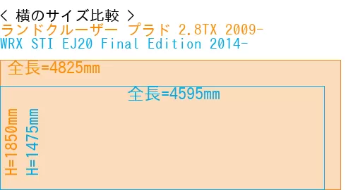 #ランドクルーザー プラド 2.8TX 2009- + WRX STI EJ20 Final Edition 2014-